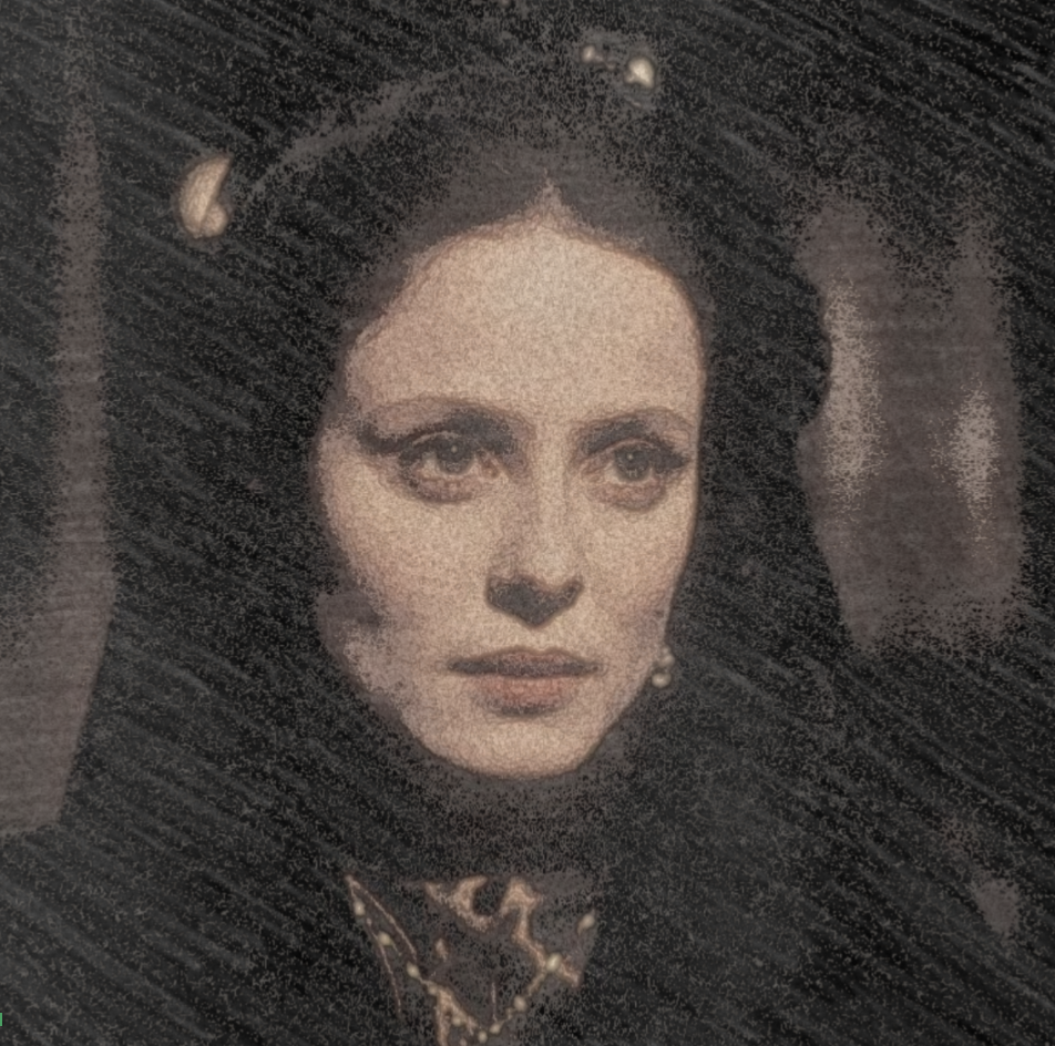 Retrato gráfico de Ana Ozores