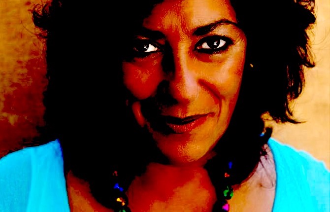 Retrato gráfico de Almudena Grandes