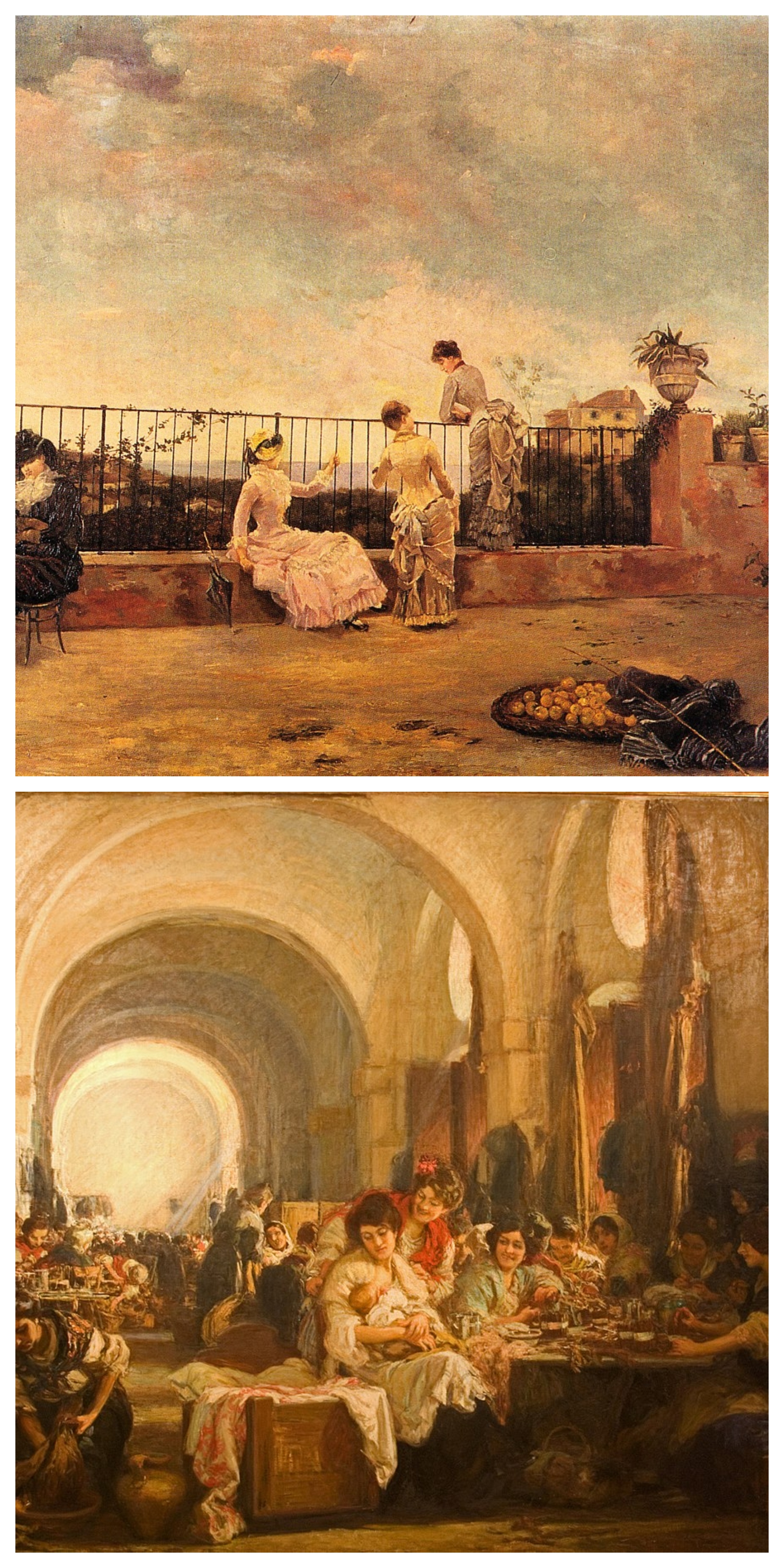 Señoras y obreras. Dos cuadros realistas