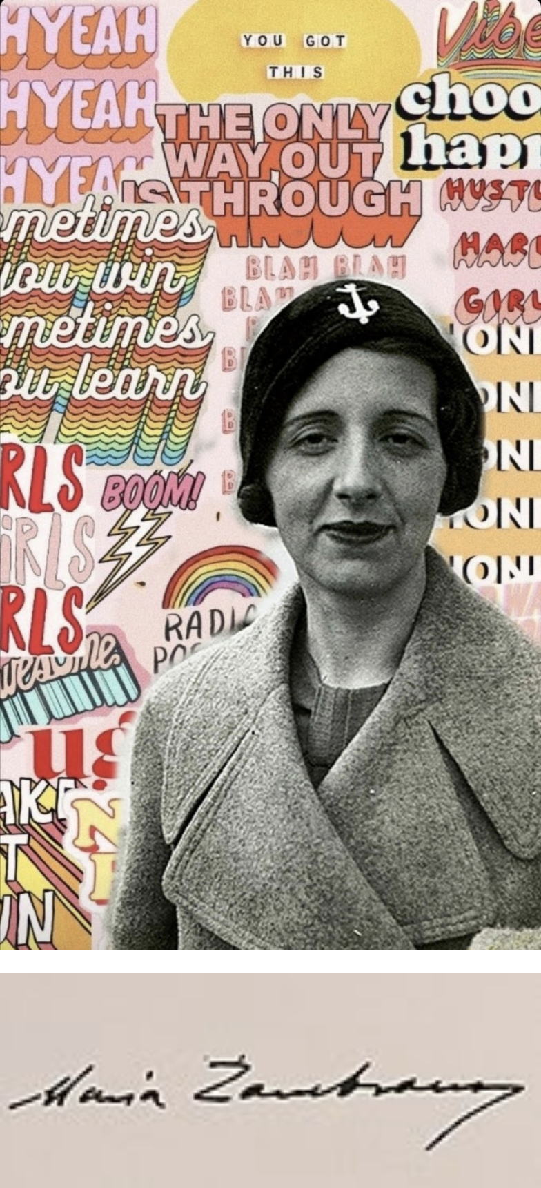 Retrato gráfico de María Zambrano