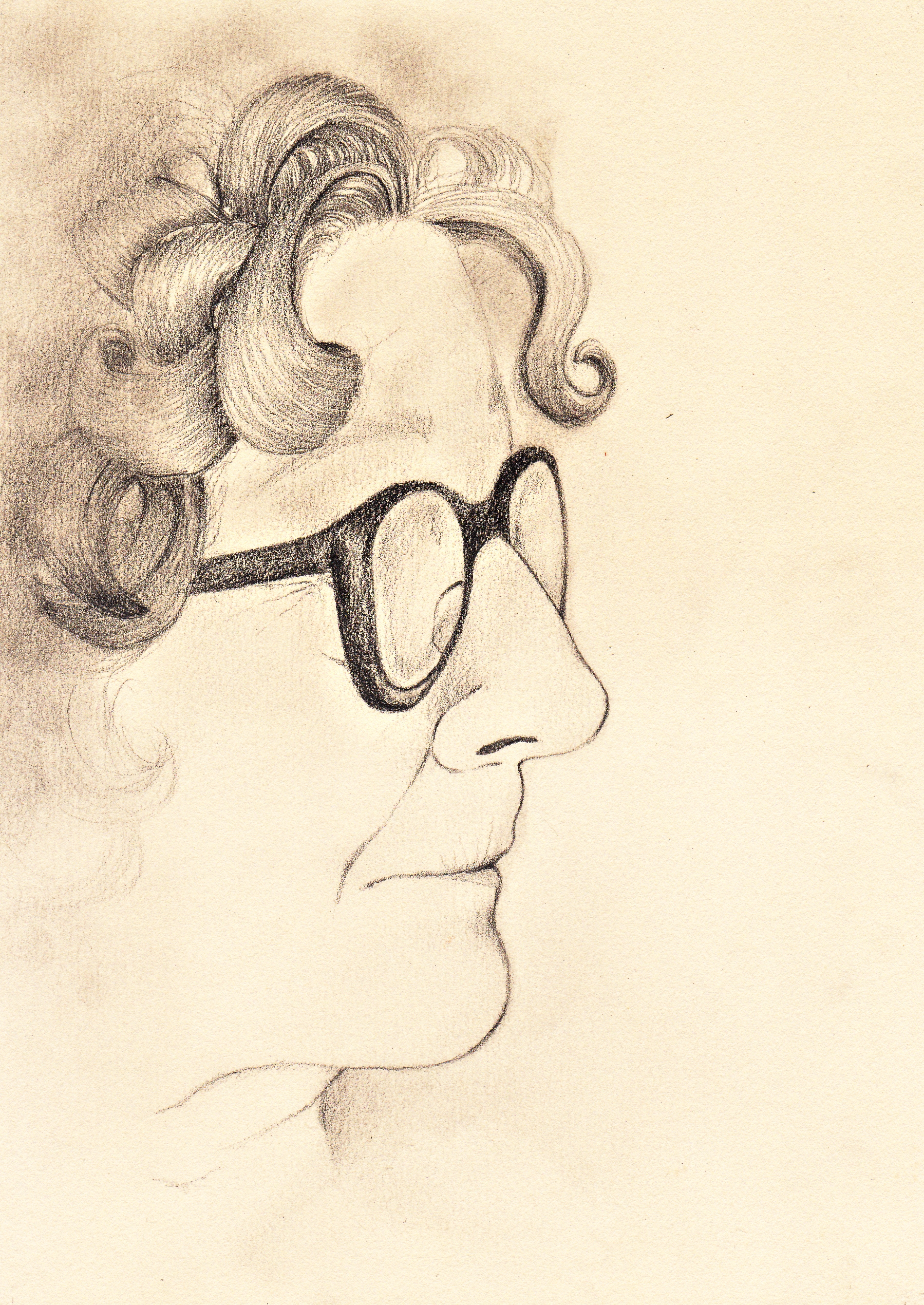 Retrato gráfico de Rosa Chacel